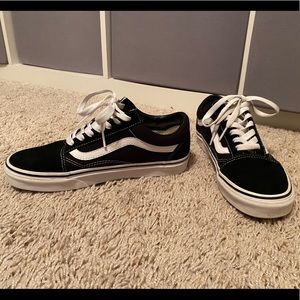 Black old skool vans